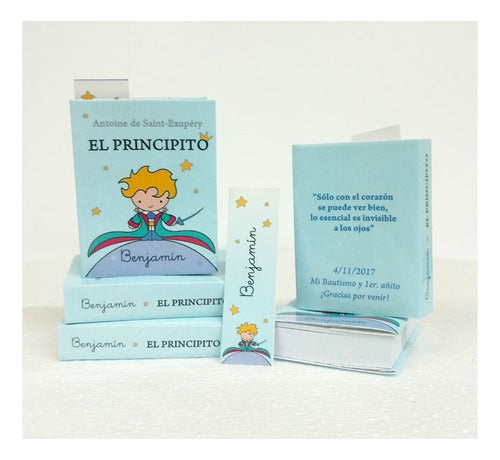 20 Minilibros El Principito En Miniatura Personalizado 4