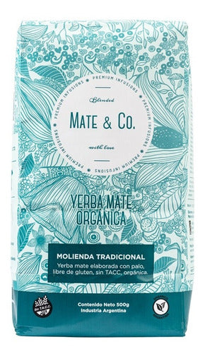 Mate & Co Organic 500g. Traditional Grind with Stalk 0