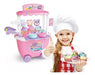 Crazy Toys Juego Infantil Carrito Dulces Cakes Shop Color Rosa Juguete 3