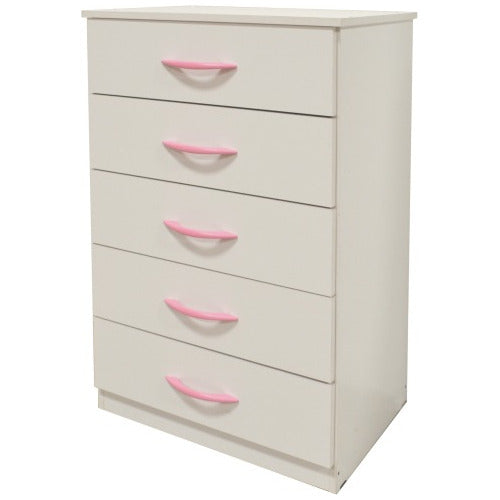 Muebles Económicos Comfortable Youth Chest of Drawers with 5 Drawers 4