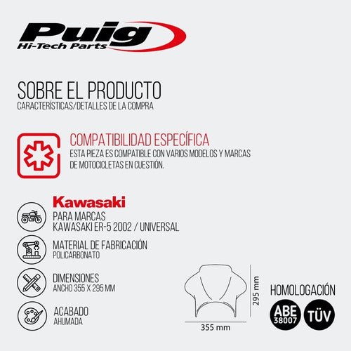 Puig Cockpit Windshield Black 1