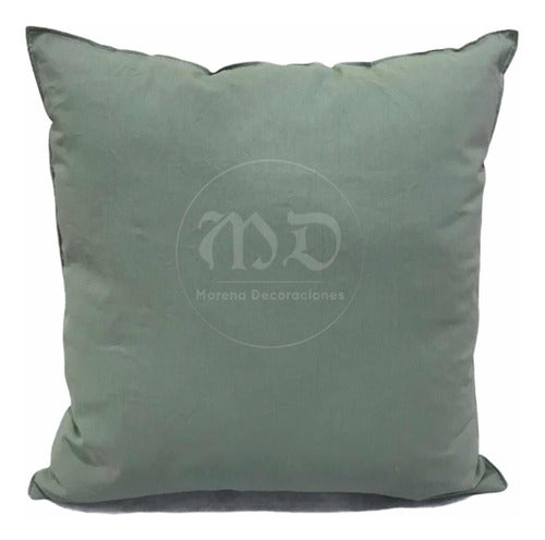 Decorative Tusor Pillow Cover 40x40 Sewn Reinforced Zipper 11