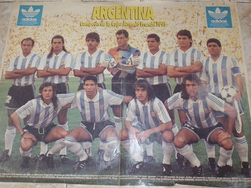 Lamina Maradona Con Argentina Campeon Copa De Oro - Año 1993 0