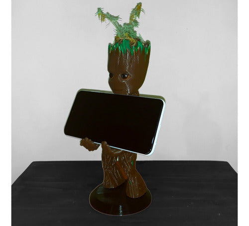 Groot Guardians of the Galaxy Joystick and Cell Phone Holder Stand 4