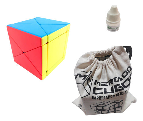 Moyu Cubo Moyu Fisher Skewb + Lubricante Y Bolsita Mercado Cubos 0