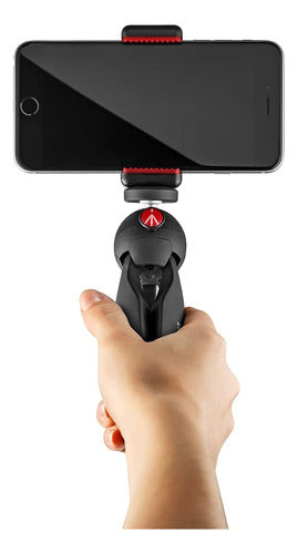 Manfrotto Mini Trípode Con Abrazadera Universal Para Smartph 3