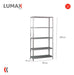 Lumax Metal Shelving Unit 120x45x200 Cm With 5 Shelves 2