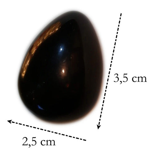 Original Black Obsidian Egg Mexico Osiris Ritual 1