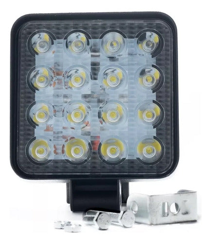 FARO 16 LED Square 48W White 12/24V Xline LS-48W-5 3