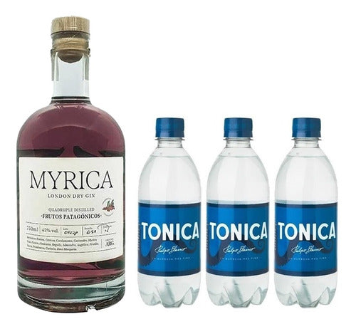 Myrica Gin Myrica Frutos Patagónicos + 3 Pulpo Blanco Tonic Waters 0