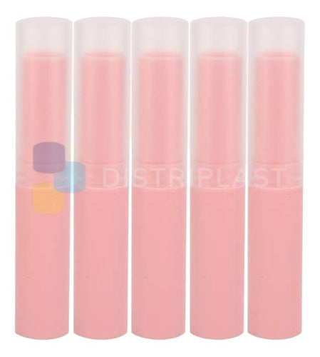 Labial Envase Plástico Lipstick 5cc Tubo Lápiz Labial X50 3