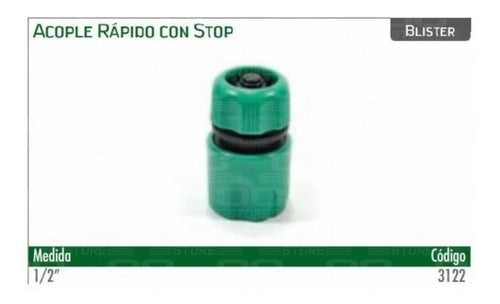 Acople Rapido Hembra Wembley Para Manguera 1/2'' Bremen 3122 1