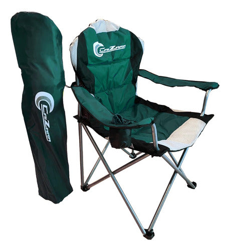 Ubatuba Director Chair Caizara Foldable XL Supports 130kg Camping 6