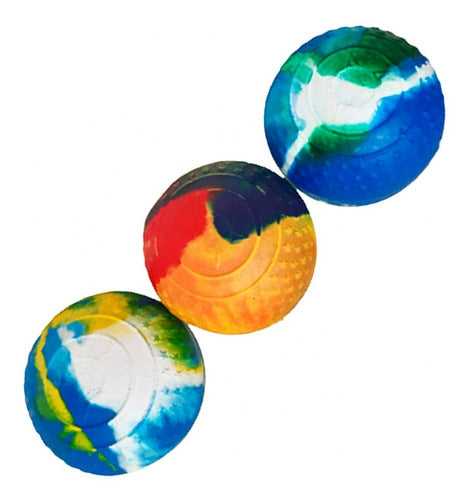 Mercadoflash Large Solid Multicolor Star Texture Pet Ball 0