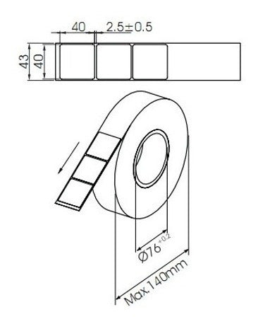 Pack X3u Rollos Etiqueta Blanda Sensor Alarma Antihurto Eas 4