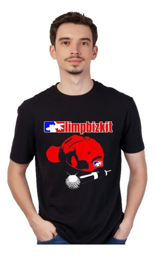 Black T-shirt - Limp Bizkit - Unisex - Music - Rap Fashion 4