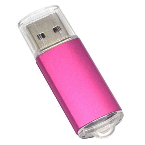 Pega 10 X Pink USB 2.0 Flash Drives 1GB 3