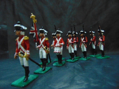 British Lead Soldiers, 18th Century Redcoats, Invasiones Inglesas 1