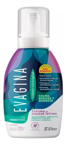 Evagina Intimate Hygiene Foam with Probiotics 240ml 0