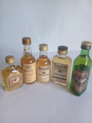 Botellitas Miniaturas De Whisky Varias Marcas.//// 1