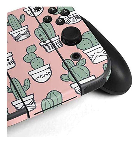 Skinit Pink Cactus Nintendo Switch Bundle Skin 3