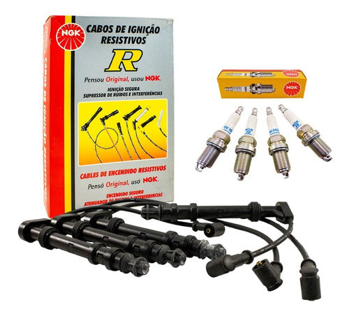 NGK Kit Cables+Bujias Fiat Linea 1.9 16V 0