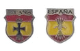 Spanish Emblems Blue Squadron and Falange 1936 Metal 4 cm 0