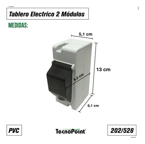 Variplast Electric Panel Thermal Box 2 Modules with Cover 1