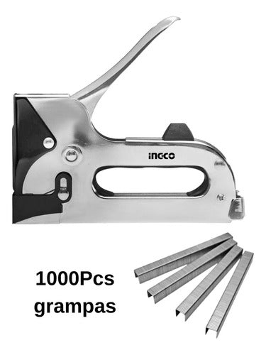 Ingco Heavy-Duty 2 in 1 Metal Stapler 1