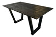 Rustico Design Black Wooden Living Room Table 0