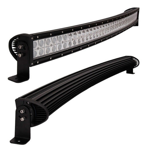 80 LEDs 240 Watts Curved 110cm Spot + Flood Off-Road 4x4 Bar 6