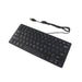 Slim Negra Usb Silencioso Con Cable Mini Teclado Para Notebo 0