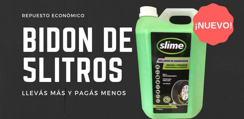 Slime Sellante Para Cubiertas - Repuesto Económico 5 Lts 1