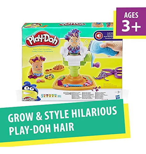 Play-Doh E2930 Buzz 'n Cut Fuzzy Pumper Hairdresser Toy 1