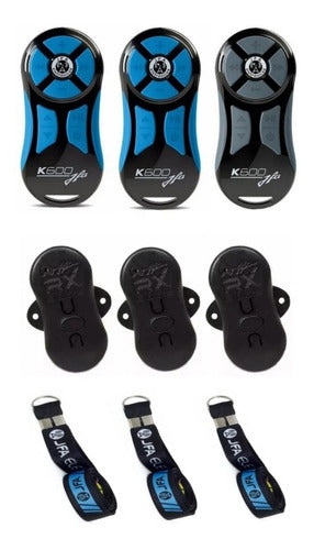 03 Kits Controles Jfa K600 - Completos (central + Controle) 0