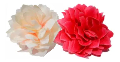 Candy Mini Vintage Roses Artificial Flowers X 100 U 5 Cm 0