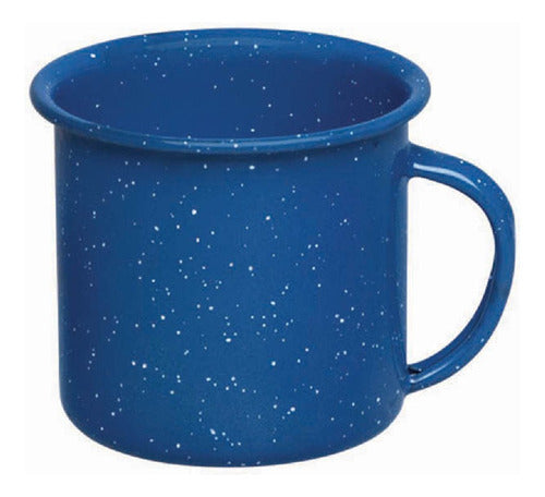 Cinsa Taza Jarro Mug Esmaltado Azul 360 Ml 0