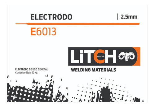 LITCH Electrodo Litch 6013 Punta Azul 2.5 Mm Caja X 20kg 1