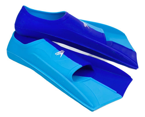 Nadadeira Dual Swim Fin Navy Blue Tam 42/43 - Speedo 1