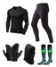 Pro One Thermal Gear Set: T-Shirt, Tights, Gloves, Full Face Mask, Thermal Socks 0