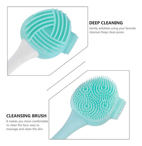 Facial Exfoliating Cleansing Massaging Blackhead Remover Brush 5