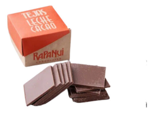 Rapanui Tejas Chocolate Leche X60gr 0