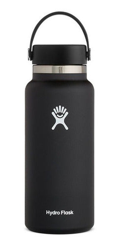 Hydro Flask Wide Mouth 32 oz Thermos Bottle - Black 0