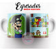 Plantillas Egresados Egresaditos Tazas Diseño Sublimar Mario 4