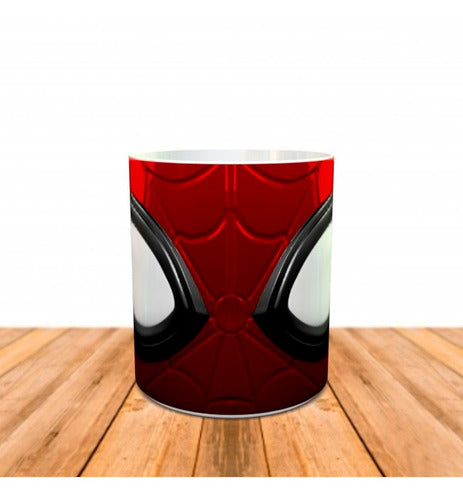 Taza Hombre Araña Personalizada De Plástico 1