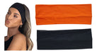 Pack of 2 Wide Elastic Cloth Headbands Ideal for Sports/School 40