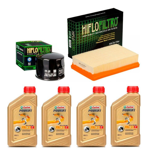 HIFLOFILTRO + CASTROL Kit Service Filtro Y Aceite Bmw R 1200 Gs 13 0