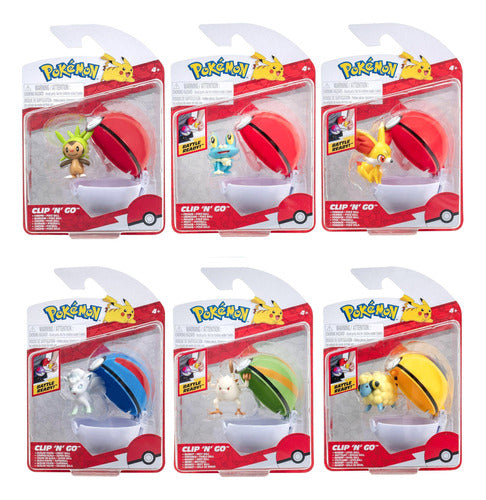 Pokémon Clip N Go Original Pokeball WCT Figure 4