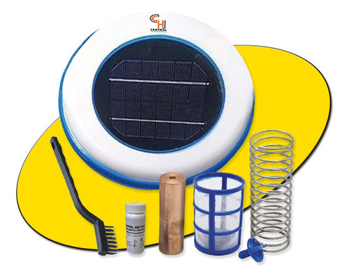 Generic Solar Ionizer for Swimming Pool Anti-Bacteria 0