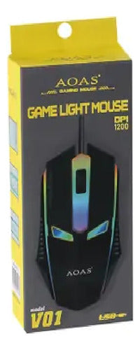 Genérica Mouse Gamer Con Cable Modelo V-01 Dpi 1200 7